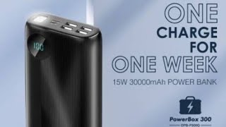 Oraimo Traveller Power Bank 30000mAh 27000mAh 20000mAh 10000mAh 12W Smart Fast Charging Slim Portable Power Bank type C Charging universal Compatibility Powerbank with overcharge protection