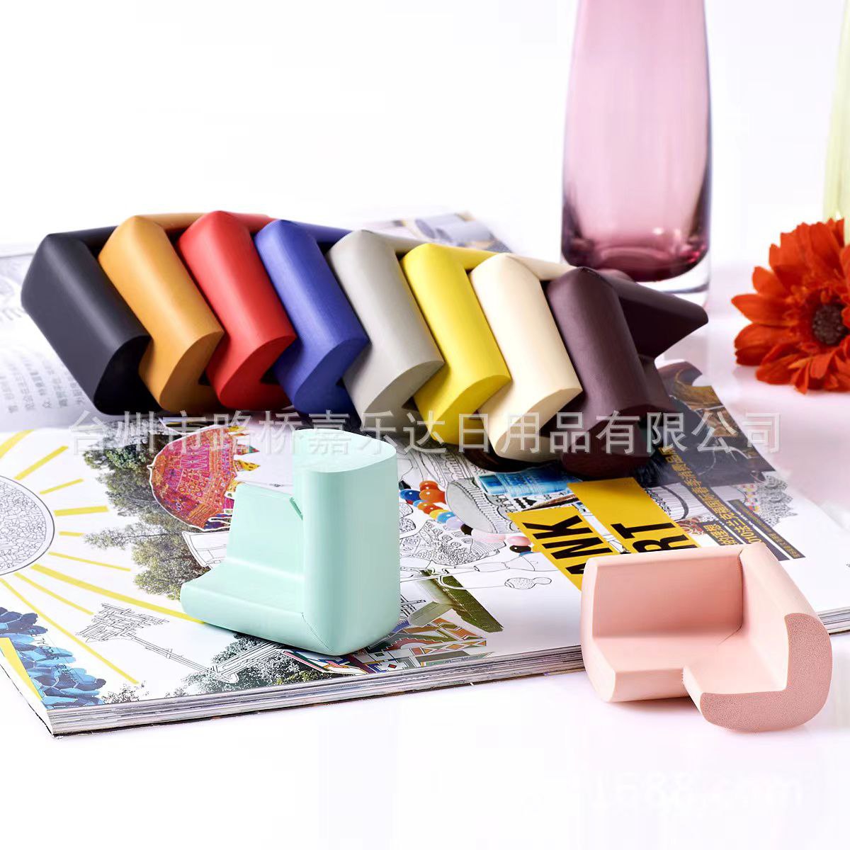 4-Piece Baby Safety Silicone Corner Protectors | Anti-Collision Table Edge Guards | Soft Child Safety Corner Covers | Furniture Protection for Home & Nursery