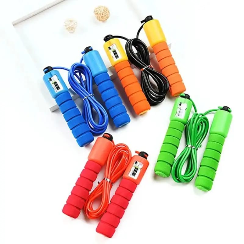 Skipping Rope Counting Jump Rope Cardio Workout Exercise Fitness Training Portable Full Body Exercise Equipment Home Gym