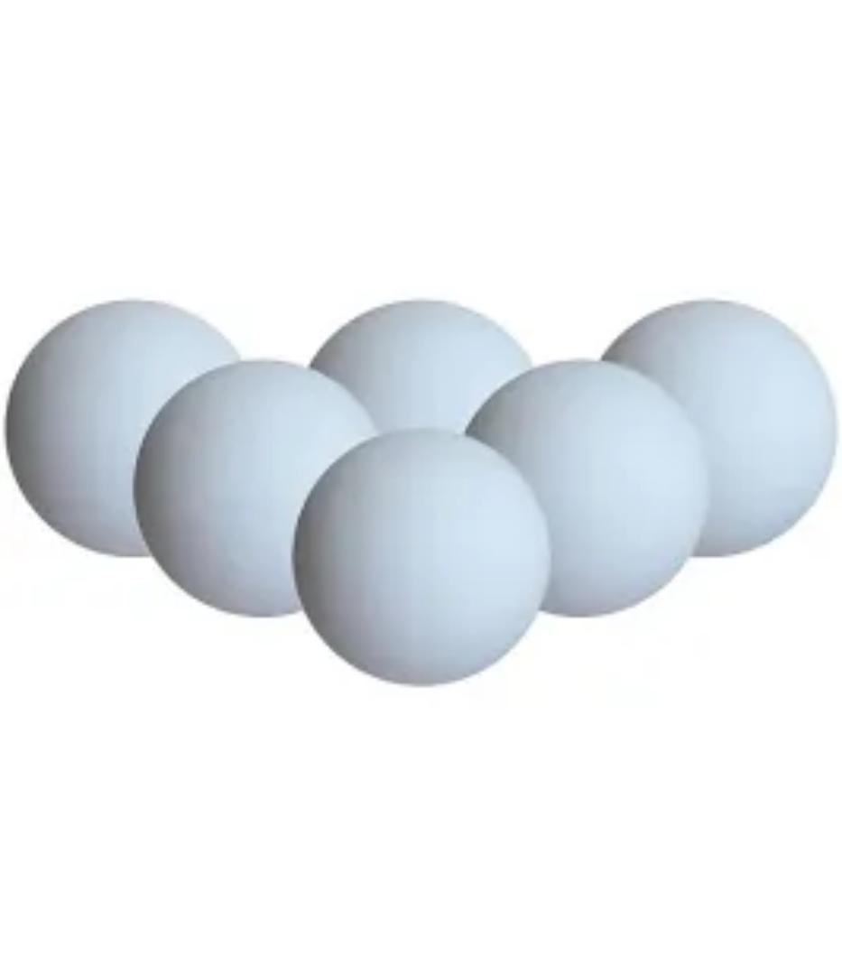 Chengdeli 40mm Table Tennis Balls 6pcs – Ping Pong Balls for Training & Practice – White/Orange