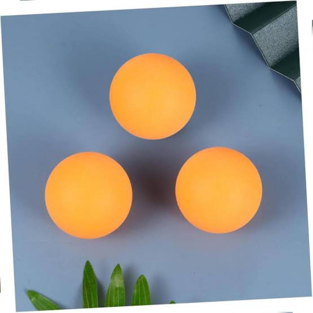 Chengdeli 40mm Table Tennis Balls 6pcs – Ping Pong Balls for Training & Practice – White/Orange