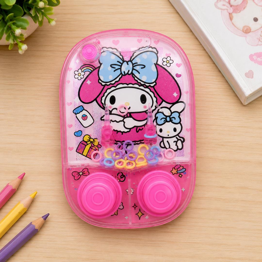 Kids Water Ring Toss Game – Handheld Water Game Toy, Interactive Ring Hook Game, Portable No-Battery Toy for Girls & Boys