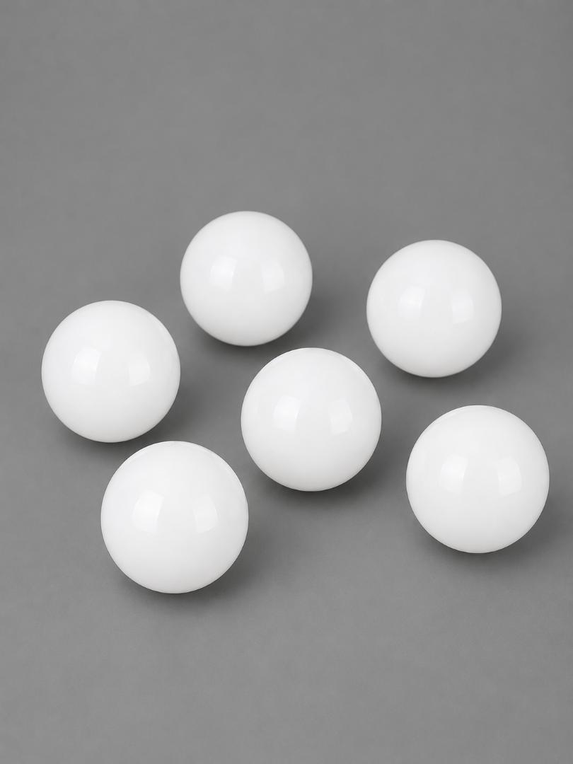 Chengdeli 40mm Table Tennis Balls 6pcs – Ping Pong Balls for Training & Practice – White/Orange