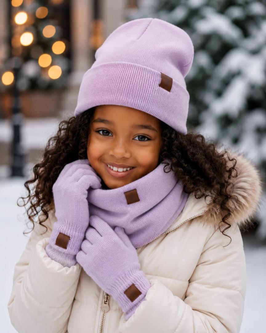 Knitted hat Beanie/Scarf/Gloves