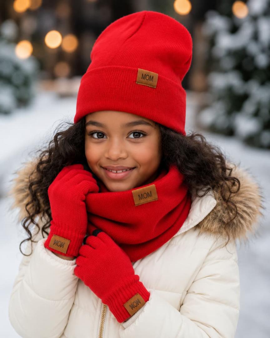 Knitted hat Beanie/Scarf/Gloves