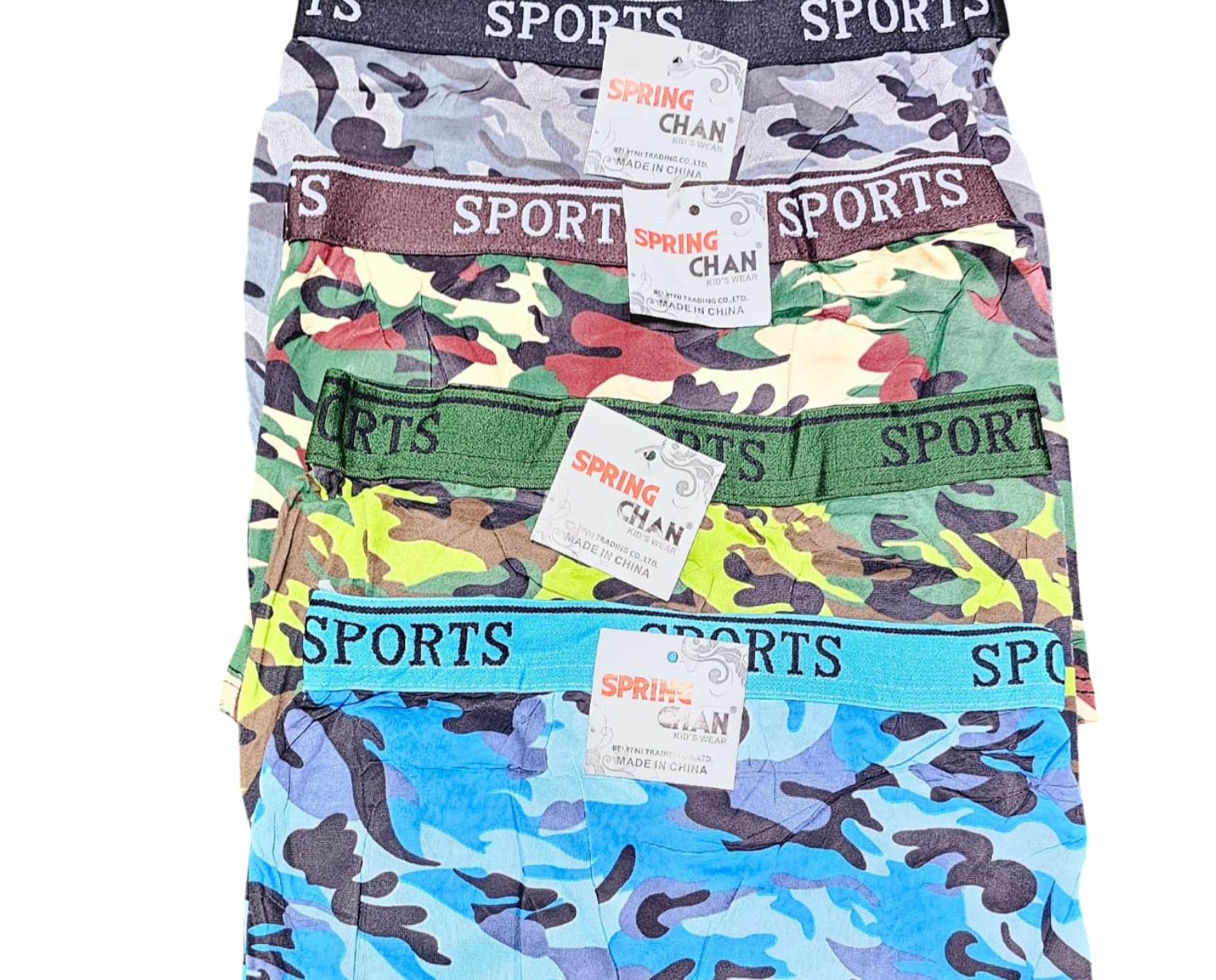 3 PCS Boys Camouflage Boxer Briefs– Soft Breathable Kids Underwear | Stretch Comfort Shorts