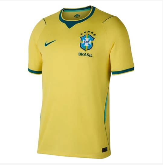 Brazil Home Football Jersey – Men's Yellow Soccer Fan Shirt | Breathable Sportswear 2025/2026 Edition