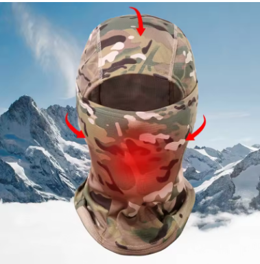 1PCS Tactical Military Camouflage Balaclava - Breathable Full Face Mask / UV Protection Motorbike Headwear