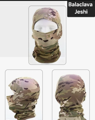 1PCS Tactical Military Camouflage Balaclava - Breathable Full Face Mask / UV Protection Motorbike Headwear