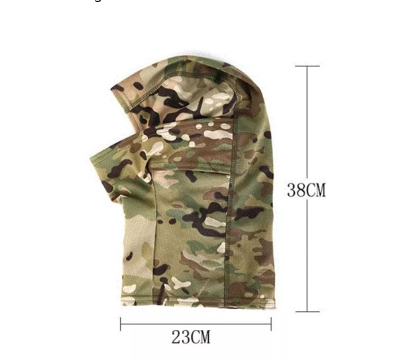 1PCS Tactical Military Camouflage Balaclava - Breathable Full Face Mask / UV Protection Motorbike Headwear