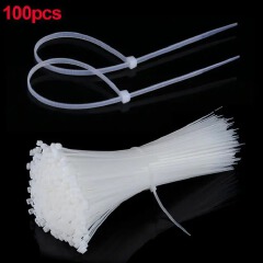 QUICK SELLING!!! 100PCS Nylon Self Locking Cable Ties Zip Ties Tie Wraps