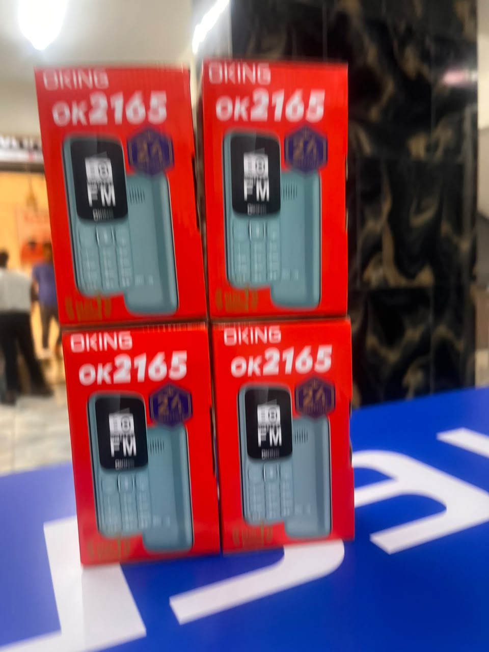 OKING OK 2165 FEATURED KABAMBE MOBILE PHONE WITH DUAL SIM CARD, LOUD SPEAKER, FACEBOOK, VIBRATION, ALARM, HD CAMERA, CALCULATOR, POWERFUL BATTERY, WIRELESS FM & BIG TORCH RELIABLE MOBILE PHONE DESIGN