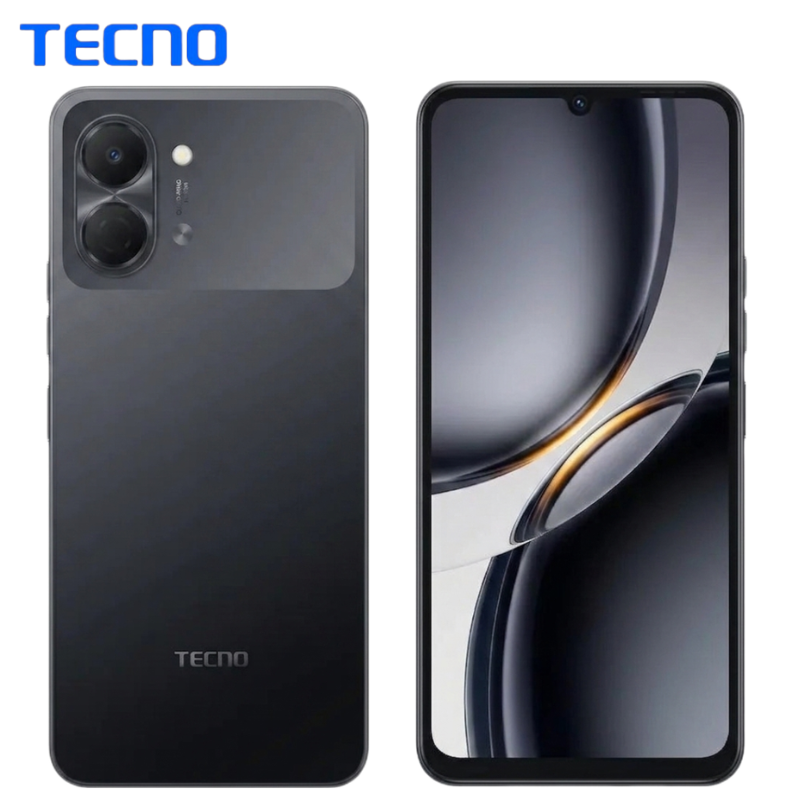 Tecno Pop 20 4GB RAM 128GB ROM Smartphone With 6.75 Inch HD+ 120Hz Display UNISOC T7250 Processor 5000mAh Battery 15W Fast Charging 13MP Rear Camera Android 15 Side Fingerprint 4G Dual Sim Phone
