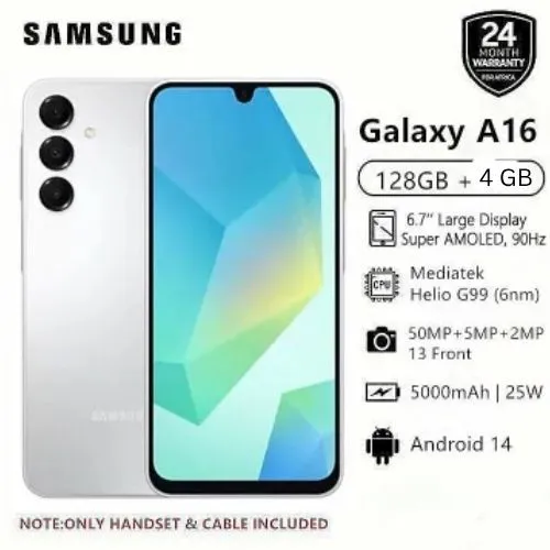 BRAND NEW SAMSUNG GALAXY A16, 6.7'' HD+, 128GB 4GB / 8GB RAM ROM, DUAL SIM, 50MP, 5000mAh SMARTPHONES| original samsung phones in kenya, A16 SAMSUNG, SAMSUNG A16 128/4GB,