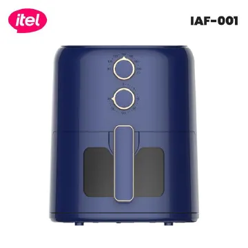 Itel 5L Digital Air Fryer - Blue, Polypropylene, Adjustable Timer, Oil-Free Cooking