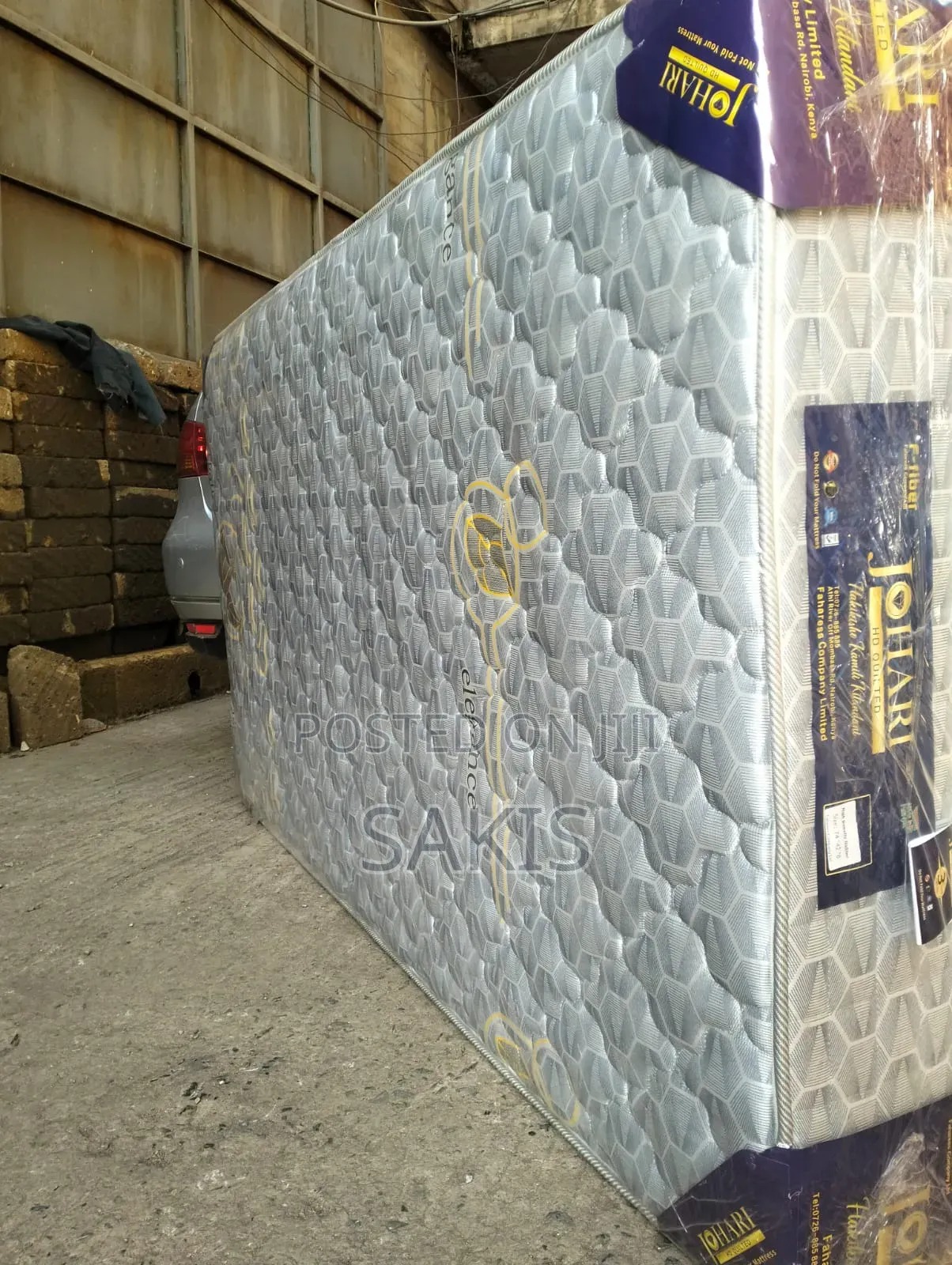 Johari Orthopedic Fibre Mattress 8 Inch Extra Firm Full Body Support Cool Breathable Sleep Surface Durable Spine Alignment Mattress with 3 Year Warranty Available in Multiple Sizes