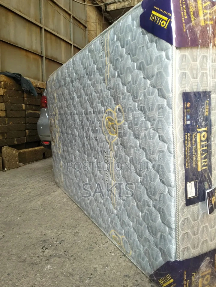 Johari Orthopedic Fibre Mattress 8 Inch Extra Firm Full Body Support Cool Breathable Sleep Surface Durable Spine Alignment Mattress with 3 Year Warranty Available in Multiple Sizes