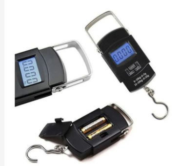 50 kg portable hanging weighing scale 50 Kg/110Lbs Electronic Portable LCD Digital Scale High Precision Luggage Weight Scale Balance Electronic Scale Digital Portable Hook 50 Kg Weighing Scale