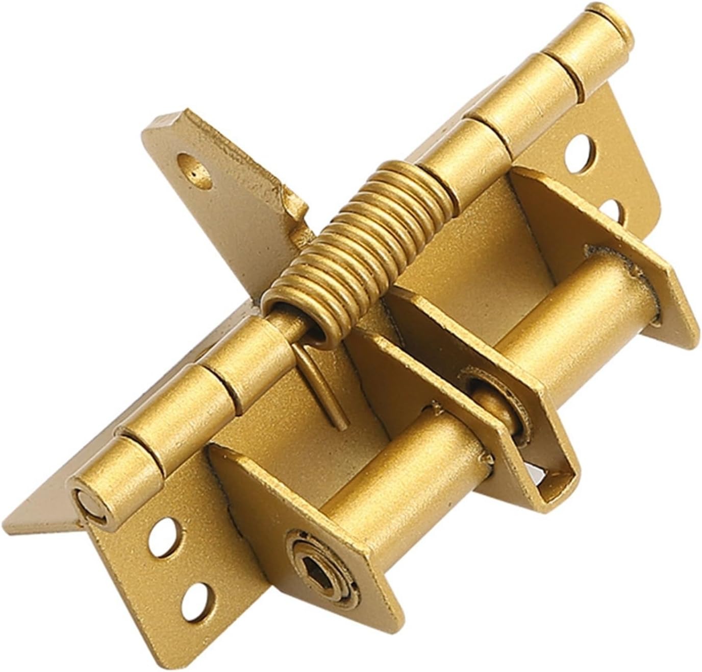 3-in-1 Automatic Self-Closing Door Hinge 4 Inch Heavy Duty Spring Loaded Positioning Hinge 90 Degree Stay Open Gold Door Closer for Room Cabinet Kitchen Office Furniture - Best Price Lowest in Kenya.