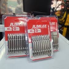 Jumlee 10pcs Magnetic PH2 x 65mm Screwdriver Bit Set - High Precision S2 Alloy Steel Double-Ended Phillips Impact Drill Bits for Electric Screwdrivers and Power Tools - Heavy Duty Magnetic Screw Bits.