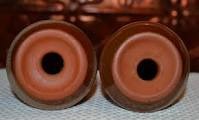 Heavy Duty Cylindrical Rubber Door Stopper 50mm Wall Protector Bumper Floor Mounted Screw In Doorstop Buffer Wedge Guard for Home Office Security Hardware Protection Black Brown Orange 5PCS.