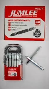 Jumlee 10pcs Magnetic PH2 x 65mm Screwdriver Bit Set - High Precision S2 Alloy Steel Double-Ended Phillips Impact Drill Bits for Electric Screwdrivers and Power Tools - Heavy Duty Magnetic Screw Bits.