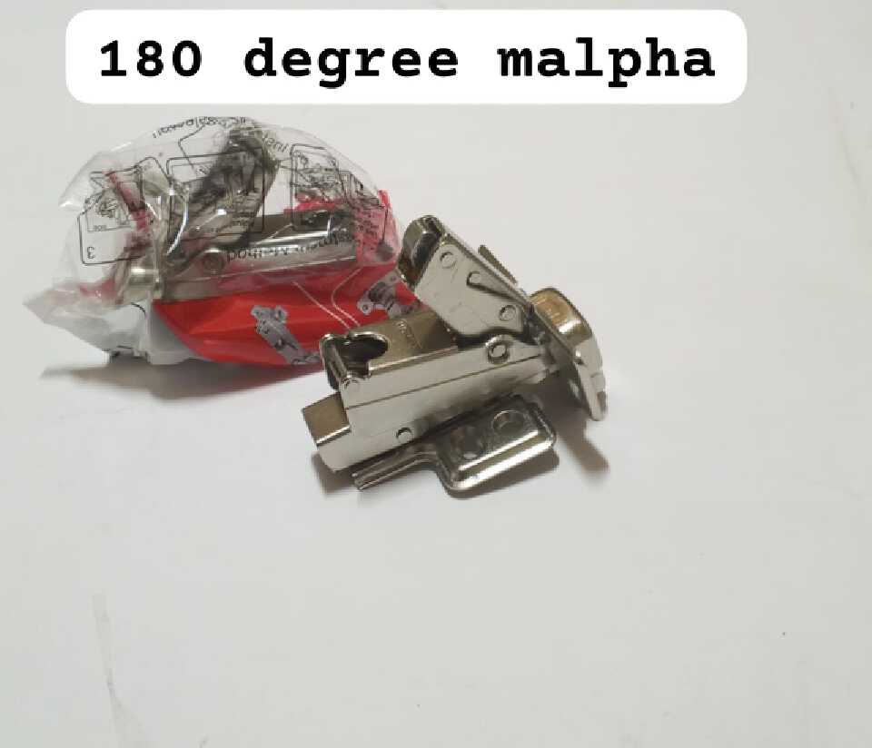 Heavy-Duty 180-Degree Malpha Concealed Hinge | Wide-Angle Cabinet Hinge for Corner Doors   | Rust-Proof Nickel Finish | Special Bulk Offer: Buy 4 Get 1 FREE—Complete 5-Piece Bundle for Only KSh 2,750!