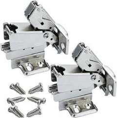 Heavy-Duty 180-Degree Malpha Concealed Hinge | Wide-Angle Cabinet Hinge for Corner Doors   | Rust-Proof Nickel Finish | Special Bulk Offer: Buy 4 Get 1 FREE—Complete 5-Piece Bundle for Only KSh 2,750!