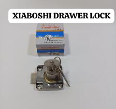 XiaoBoShi Drawer Lock Pack of 4 Square Office Desk Desk Cabinet Wardrobe Cupboard Furniture Locks Set Heavy Duty Security Cylinder Cam Lock 138-22 Replacement Hardware Fittings