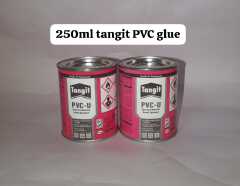 Tangit PVC-U Special Adhesive Glue 250ml For PVC Pipes Fittings High Strength Fast Drying Waterproof Solvent Cement For Plumbing Water Supply Drainage System Professional Plumbing Tool.