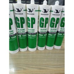 Knicker GP Silicone Sealant 280ml Pack of 3  - 100% Acetic High Tech Waterproof Adhesive for Glass, Aluminum, Kitchen & Bathroom Sealing - Professional Grade Fast Curing Sealant - 3 Tube