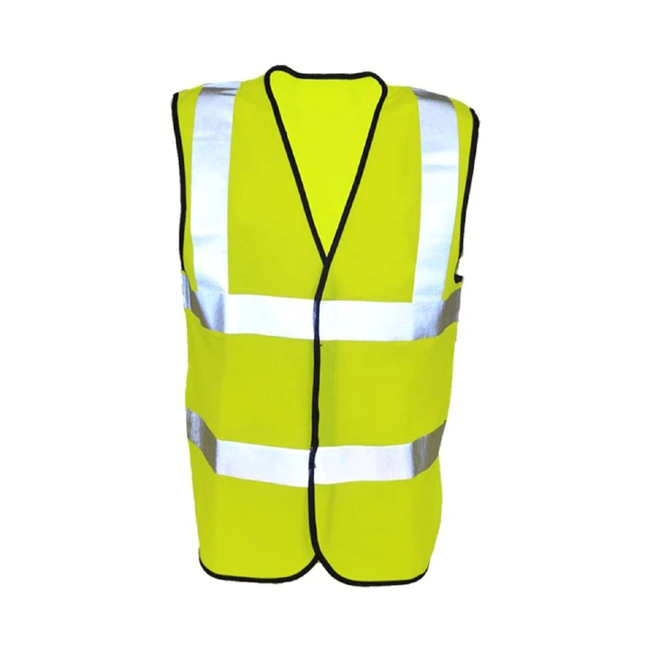 High Visibility Reflective Safety Vest with Dual Reflective Strips | Neon Yellow & Fluorescent Orange Reflector Jacket for Construction, Traffic Control, Roadside Emergencies, Cycling | Free Size