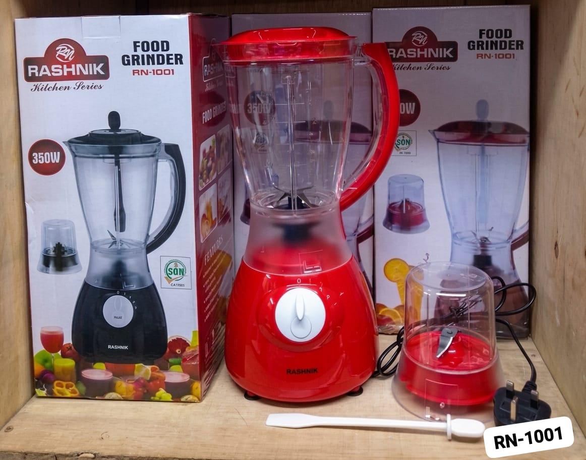 Rashnik RN-1040 Multifunction Electric Blender 1.5L with Grinder – 500W