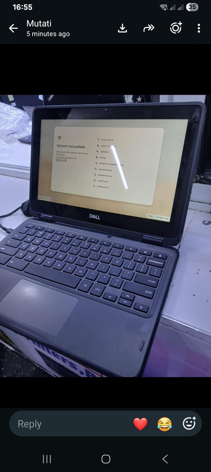 Refurbished Dell Chromebook 3100 2-in-1 Laptop - 11.6" Touchscreen, Intel Celeron, 4GB RAM, 32GB eMMC, X360 Convertible Slim Student Notebook