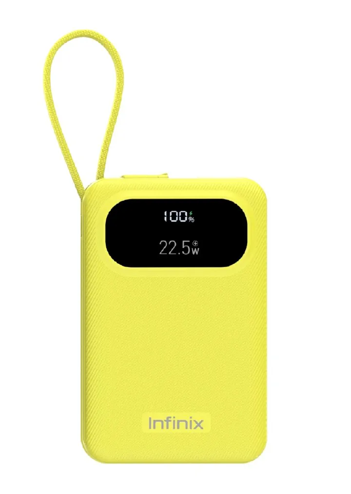 [New Arrival] Infinix Xpower 10 Pro Powerbank 10000mAh 22.5W Max Charging Type C USB A/Type C Output Type-c cable output Thin and Light Design Charge 3 Devices Simultaneously Fast Charging Powerbank