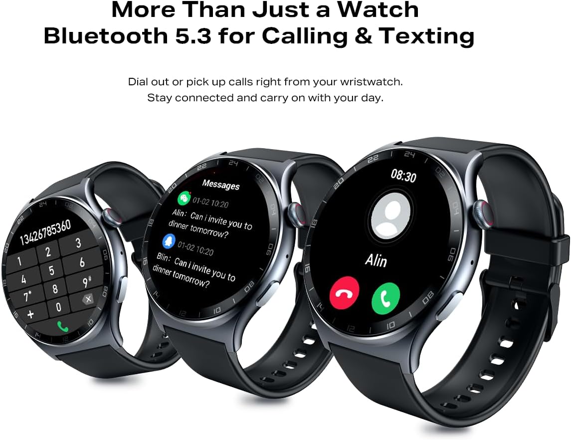 [NEW ARRIVAL] Infinix XWatch XW3E Smart Watch, 1.43-inch AMOLED, 466x466 resolution, 2.5D Glass, Android (compatible),Bluetooth V5.2,Wireless Charging Battery Life: Up to 7 days,IP68Water Resistant