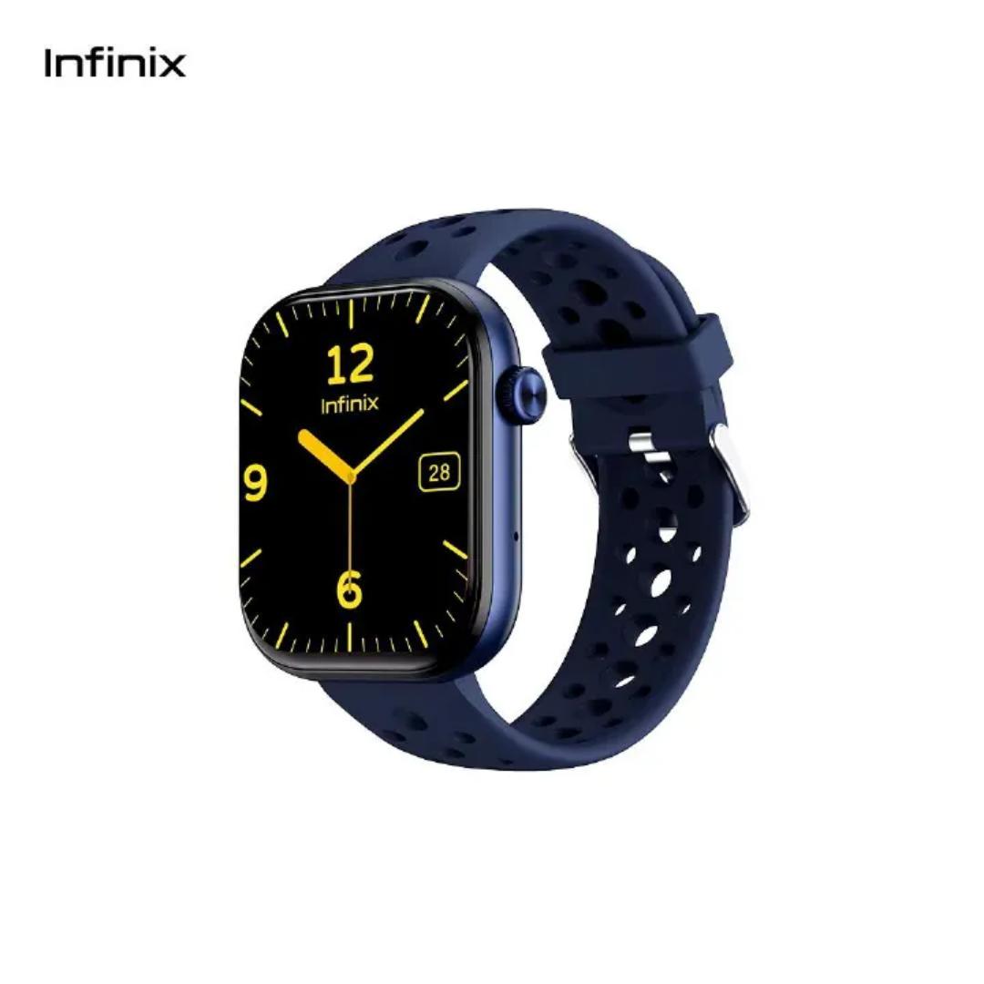 [NEW ARRIVAL]Infinix XWatch H4 XW4L Smart Watch 2.04 inches Full Touch HD Color Screen Waterproof Grade:IP68 (Life Waterproof), Battery Capacity:300mAh Lithium Polymer, Magnetic Charging,