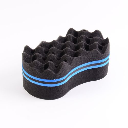 Magic Twist Hair Brush Sponge, Hair Curl Sponge Brush Wave Barber Hair Brush Sponge Tool