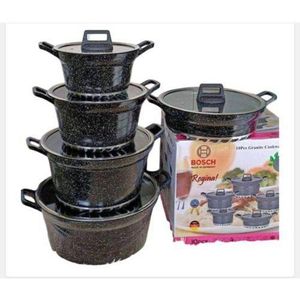Bosch 10 Pcs Granite Non-Stick CookWare Set Pots Sufuria