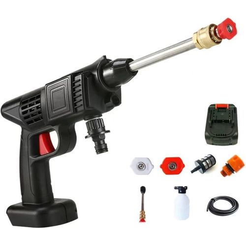 48V Cordless Pressure Washer for Car Washing Electric Spray Gun with Water Hose Kit