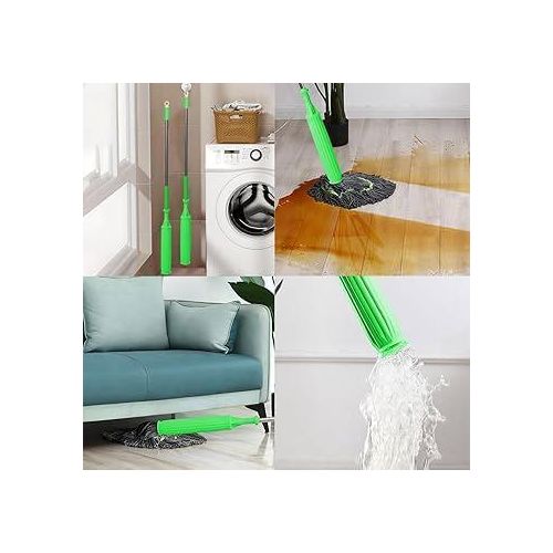 Self Wringing Mop, Microfiber Twist Mop, Dust Removal Mop Cleaning Mop, Manual Release Floor Cleaning 144cm
