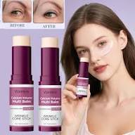 Calcium Volume Multi Balm Wrinkle Core Stick - Collagen Moisturizing Stick, Anti-aging, Hydrating, Firming Skin, Suitable for Eyes, Neck, & Face