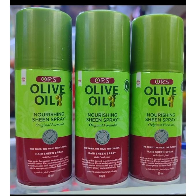 ORS OLIVE OIL Sheen Nourishing Spray With Beautiful Shine-Restores The Hair's Natural Moisture,80ml