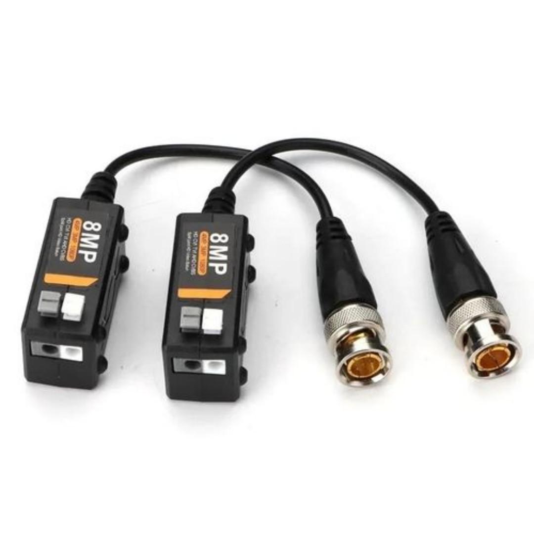2MP Video Balun,HD8MP 8MP Passive HD BNC Video Balun Transceivers,Videocon 8MP Passive HD BNC Video Balun Transceiver For CCTV Camera Surveillance