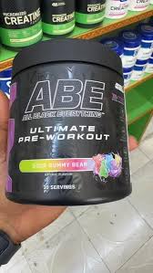 ABE Pre-Workout Powder - 30 Servings, 4g Citrulline, 3g Creatine, Black