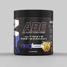 ABE Pre-Workout Powder - 30 Servings, 4g Citrulline, 3g Creatine, Black