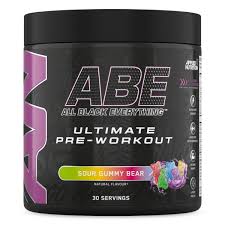 ABE Pre-Workout Powder - 30 Servings, 4g Citrulline, 3g Creatine, Black