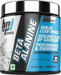 BPI Sports Beta Alanine unflavored dietary supplement powder, which is designed to support lean muscle building and improve performance.