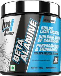 BPI Sports Beta Alanine unflavored dietary supplement powder, which is designed to support lean muscle building and improve performance.