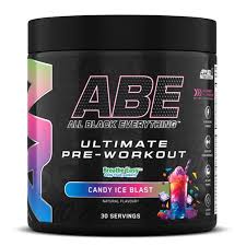 ABE Pre-Workout Powder - 30 Servings, 4g Citrulline, 3g Creatine, Black